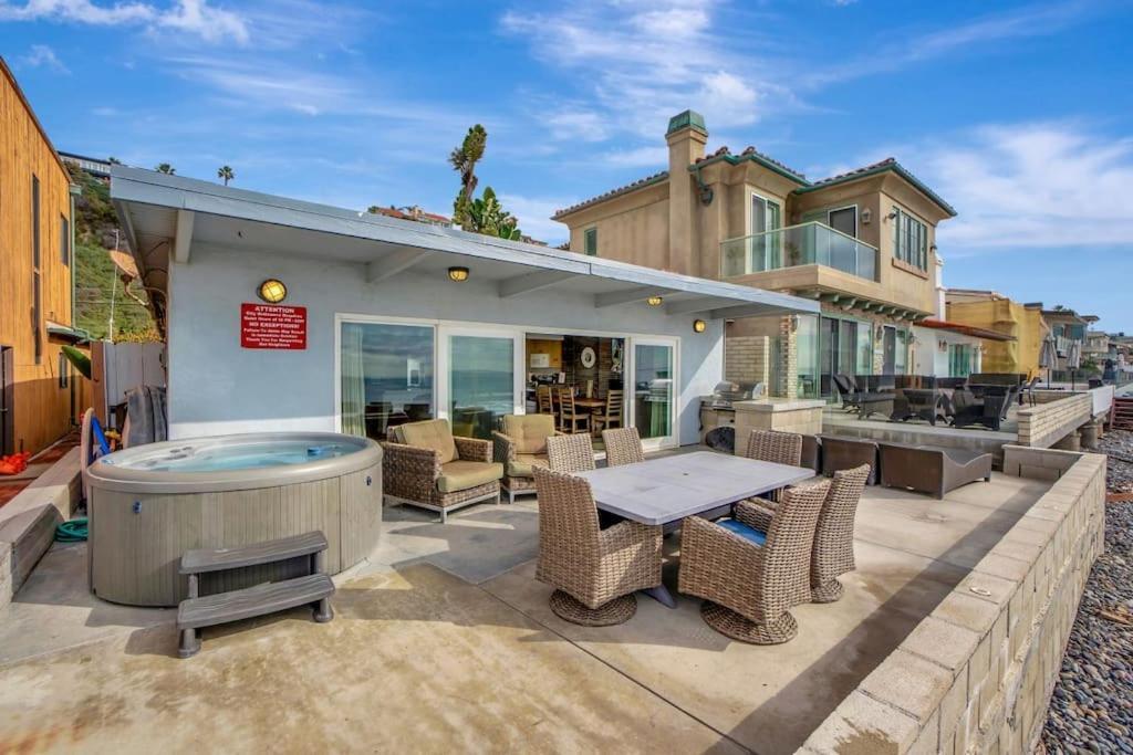 On The Sand!! Private Beach! Ocean Front Hot Tub!! Dana Point Exterior photo